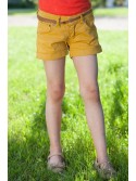 Mustard girls\' shorts DZ6015 - Online store - Boutique